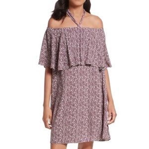 New Rebecca Minkoff halter off shoulder dress